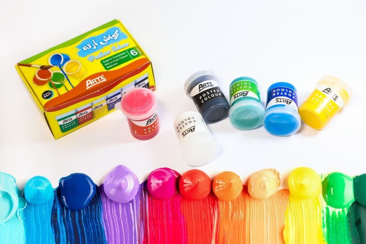 گواش ۶ رنگ آرته