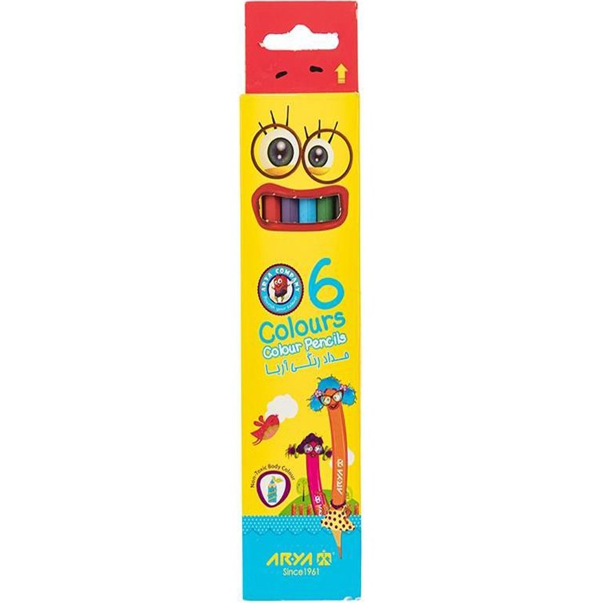 مداد رنگی 12 رنگ آریا